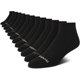 thumbnail image 1 of Pack de 12 pares de medias Reebok para hombre, corte quarter, con amortiguación, negras, 1 of 7