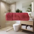 thumbnail image 2 of Toalla Encanto Estándar Medio Baño Lisa Rojo Colchas Concord S525MJP, 2 of 2