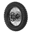 thumbnail image 1 of Rear Wheel Rim Tire Replacement, Improved Traction Enhanced Grip Dirt Bike Rear Wheel Rim Tire Assembly High Strength  for 110cc 125cc 150cc Dirt Bike, 1 of 7