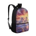 thumbnail image 2 of Uorisanigo 17 inch Kids Backpack for School Running White Horse Childrens Backpacks Lightweight Boys Girls School Bag, Travel & Sports Casual Daypack with Zipped Front Pocket, 2 of 6