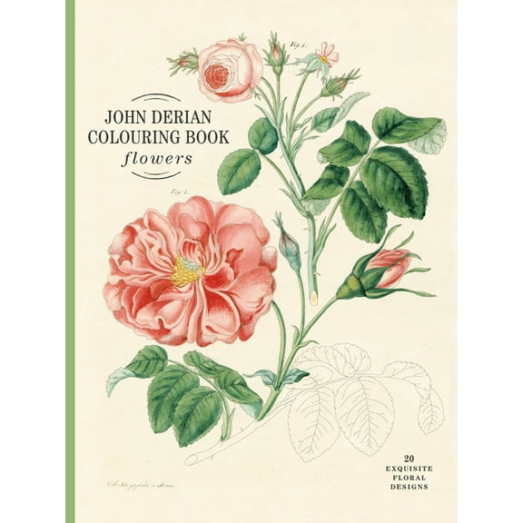John Derian Colouring Book: Flowers, (Paperback)