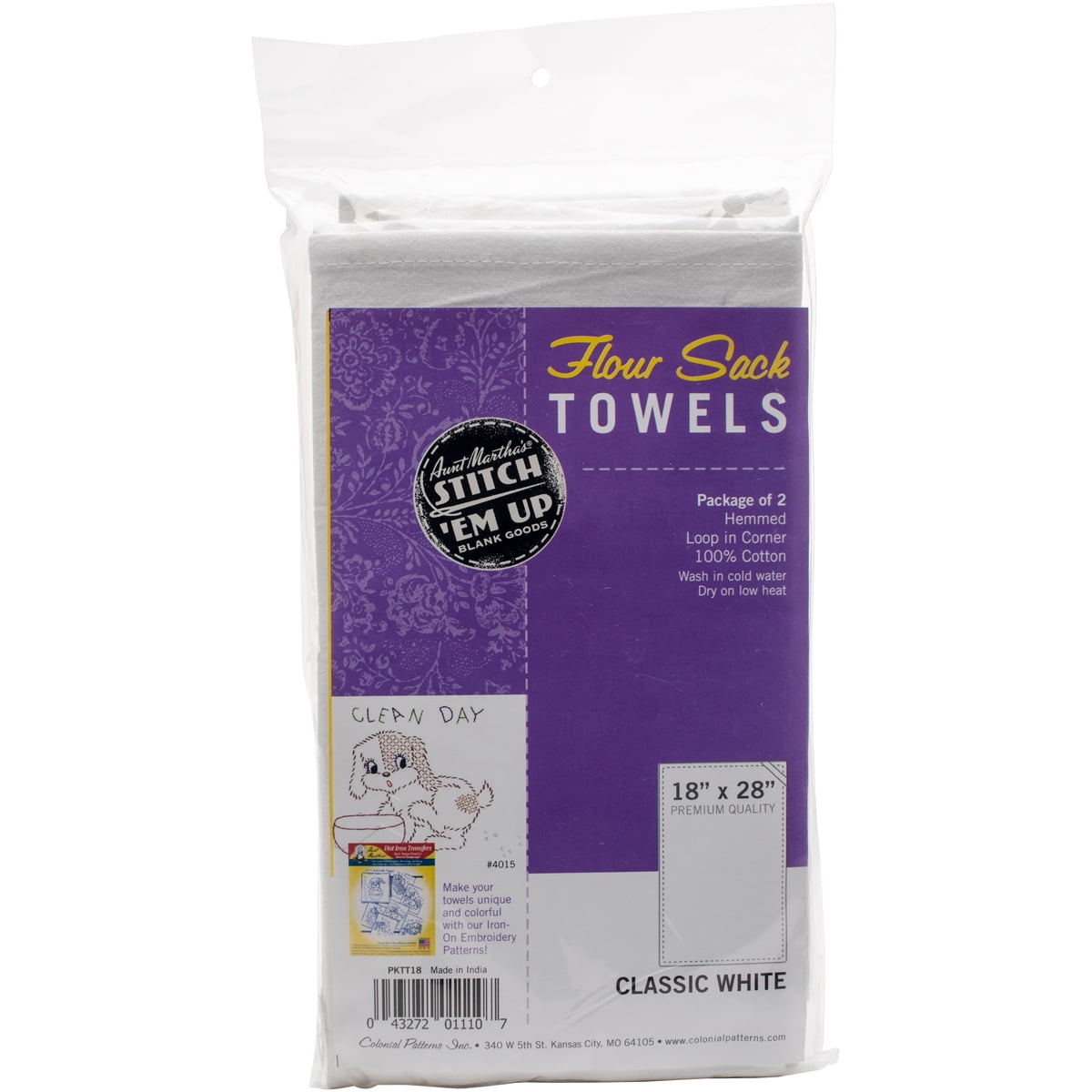 White Flour Sack Towels -Pack of 5