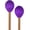Purple, variant on Medium Hard Yarn Head Keyboard Marimba Mallets with Maple Handles,Pack of 2 Blue (Purple)