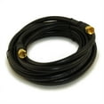 15ft RG6 QUAD SHIELD Black HIBANDWIDTH Coax Cable Ftype Gold Plated