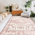 thumbnail image 1 of YAYODS Machine Washable Nursery Rug 5x7 Pink Area Rugs for Bedroom, Non-Slip Soft Print Pattern Carpet for Kid Room Living Room Dorm, 1 of 7