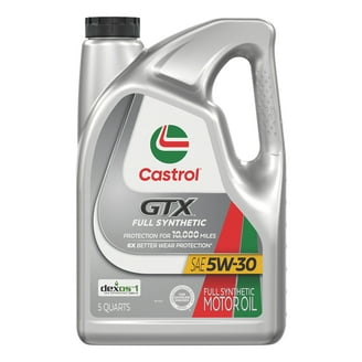 Castrol GTX Full Synthetic 0W-20 Motor Oil 5 Quarts for Engine