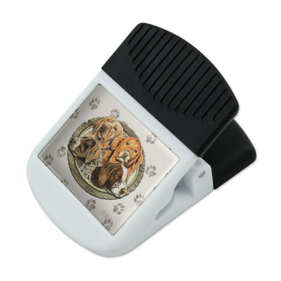 Hunting Dogs Oval Refrigerator Fridge Magnet Magnetic Hanging Hook Note Snack Clip