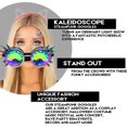 thumbnail image 4 of Gafas de caleidoscopio - Gafas Rave psicodélicas Trippy - Gafas de prisma funky para raves - Accesorios para festivales, 4 of 5