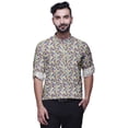 thumbnail image 4 of BESTMAN KurtaShirtIndia Court pour Hommes Manches Longues Retroussables, 4 of 6
