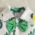 thumbnail image 5 of Toddler Boy Summer OutfitsTractor Print Raglan T-Shirt and Matching All-Over Print Shorts Cute Little Boys Outfits 2-7 Years, 5 of 6