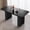 Black, variant on Guyii 78.97" Dining Table for 6-8 Person, Modern Cream White Rectangular Dining Table for Dining Room and Kitchen, Table Only