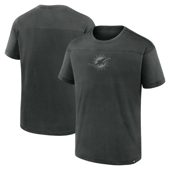 Men's Fanatics Black Miami Dolphins Mini Tonal T-Shirt