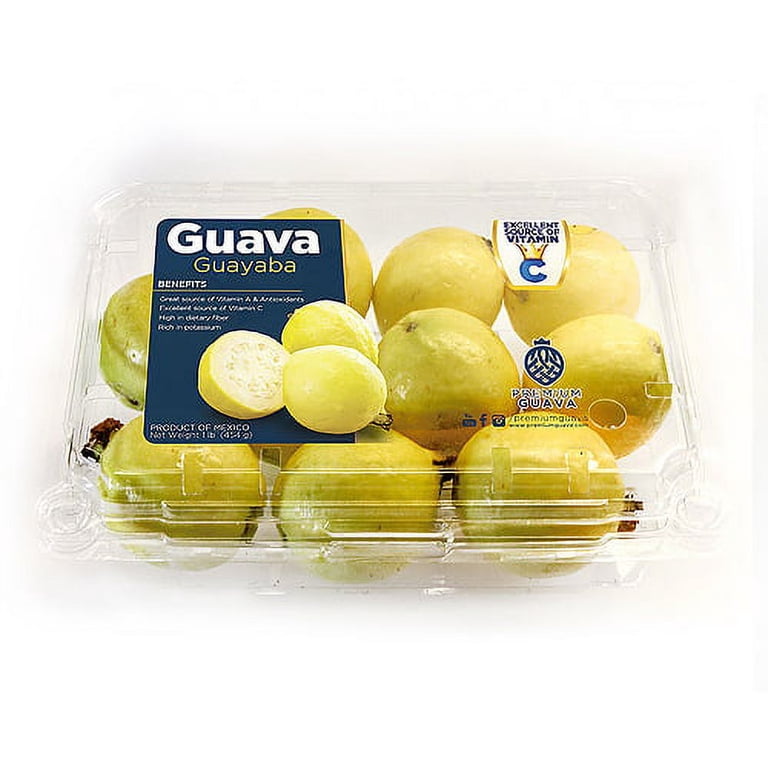 Fresh Produce Guava 1 lb Clamshell Fresh Tropical Fruit High in