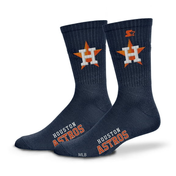 Unisex-Starter  Navy Houston Astros Satin Crew Socks