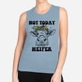 thumbnail image 2 of Not Today Heifer Women's Muscle Tank X-Small Stonewash Denim, 2 of 5