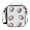 Rugby Ball, variant on Haosy Pastel Colors Flower and Leaf Reusable Lunch Box Men/Women Insulated Lunch Bag for School Picnic Travel