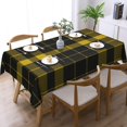 thumbnail image 2 of Rectangle Table Cloth, Scottish Clan Raeburn Tartan Plaid Resistant Washable Tablecloth Decorative Table Cover for Dining, Indoor and Outdoor, 2 of 6
