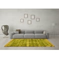 thumbnail image 3 of Ahgly Company Indoor Rectangle Persian Yellow Traditional Area Rugs, 2' x 4', 3 of 4