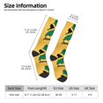 thumbnail image 3 of Women's Knee High Socks Jamaica Art Thermal Soft Knee Long Socks, 3 of 7