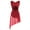 Wine Red, variant on IBTOM CASTLE Lyrical Dance Dress for Women Contempory Dance Clothes Shiny Sequins Asymmetrical Ballet Leotard Dress S Royal Blue