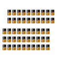 thumbnail image 1 of Vogacara 50x Botellas de vidrio recargables Durable Mini para muestras de fragancias Cuentagotas de vidrio y botellas Tapón de orificio de 1 ml, 1 of 1