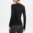 thumbnail image 4 of yillto Womens Yoga Tops Long Sleeve Workout Running Tee Lightweight Breathable Exercise Stretchy Tshirts, 4 of 5