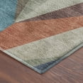 thumbnail image 3 of Addison Rugs Mayfield Premium Machine Washable Transitional Geometric Sage Rectangle Rug, 3' x 5', 3 of 6