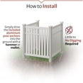 thumbnail image 4 of Enclo Privacy Screens EC18016 4ft H x 3.6ft W Hartford White Vinyl No-Dig Outdoor Privacy Screen Kit, Perfect to Conceal Air Conditioning Units Trash Bins (3 Panels), 4 of 9