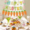 thumbnail image 5 of Easter Banner Garland, Spring Easter Decorations, Egg Themed Decor, Home Party Supply, Mantle Fireplace Wall Hanging Banner Garland, Farmhouse Garland for Home Office Decor, 5 of 5