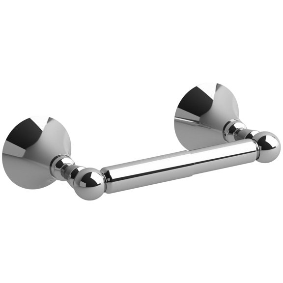 Riobel Hu3 Hudson Wall Mounted Spring Bar Toilet Paper Holder - Chrome