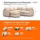 thumbnail image 2 of Sala Seccional Modular Esquinera Adapti 5 Plazas + Otomanos | Beige Ostra, 2 of 9