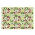 thumbnail image 1 of Fruit Cutting Board, Organic Food Themed Modern Pattern with Kiwi Pomegranate Lemon Watermelon and Apple, Decorative Tempered Glass Cutting and Serving Board, in 3 Sizes, by Ambesonne, 1 of 2