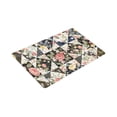 thumbnail image 3 of MKHERT Vintage Patchwork of Flowers Doormat Rug Home Decor Floor Mat Bath Mat 30x18 inch, 3 of 3