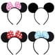 thumbnail image 1 of Piezas Orejas de Ratón, Diadema con Orejas de Ratón, Accesorio para Disfraz de Disfraces para Adultos/Niños, Mini Lazo de Orejas de Ratón para Fiesta de Cumpleaños, 1 of 5
