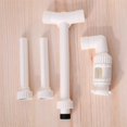 thumbnail image 4 of Cabezales de fuente para piscina, cascada, accesorios ajustables para piscina, aireador de piscina de doble cabezal, apto para Mos White, blanco, 4 of 5