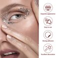 thumbnail image 2 of Jinsinto 2 Sheets Facial Rhinestones Sticker Halloween Glitter Facial Rhinestones Sticker, 2 of 5