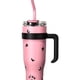 thumbnail image 5 of Taza de vacío gigante de gran capacidad de 40 oz con asa para automóvil, taza para automóvil con pajita para mantener el frío, regalo para parejas, taza de agua, 5 of 6