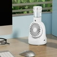 thumbnail image 6 of UttpKLBx Bladeless Neck Fan Mini Portable Fan Portable Cooling Fan Mini Portable Fan Rechargeable, for Office Desk Outdoor Travel (White), 6 of 8