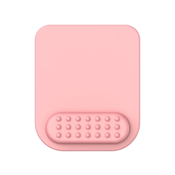 Mouse Pad with Wrist Support, Ergonomic Design, Memory Foam Mouse Pad for Computer Desk with Non-Slip PU Base,Pink
