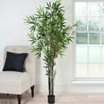 thumbnail image 3 of Pure Garden 5-Foot Artificial Japanese Bamboo Tree in 5-inch Pot (Green), 3 of 5