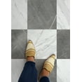 thumbnail image 5 of FloorPops 12-in by 12-in Grey & White Marble Bonneville Peel & Stick Floor Tiles, 5 of 10