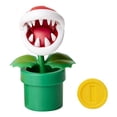 thumbnail image 1 of Figura de acción SUPER MARIO Piranha Plant de 10 cm con moneda de más de 3 años, 1 of 5