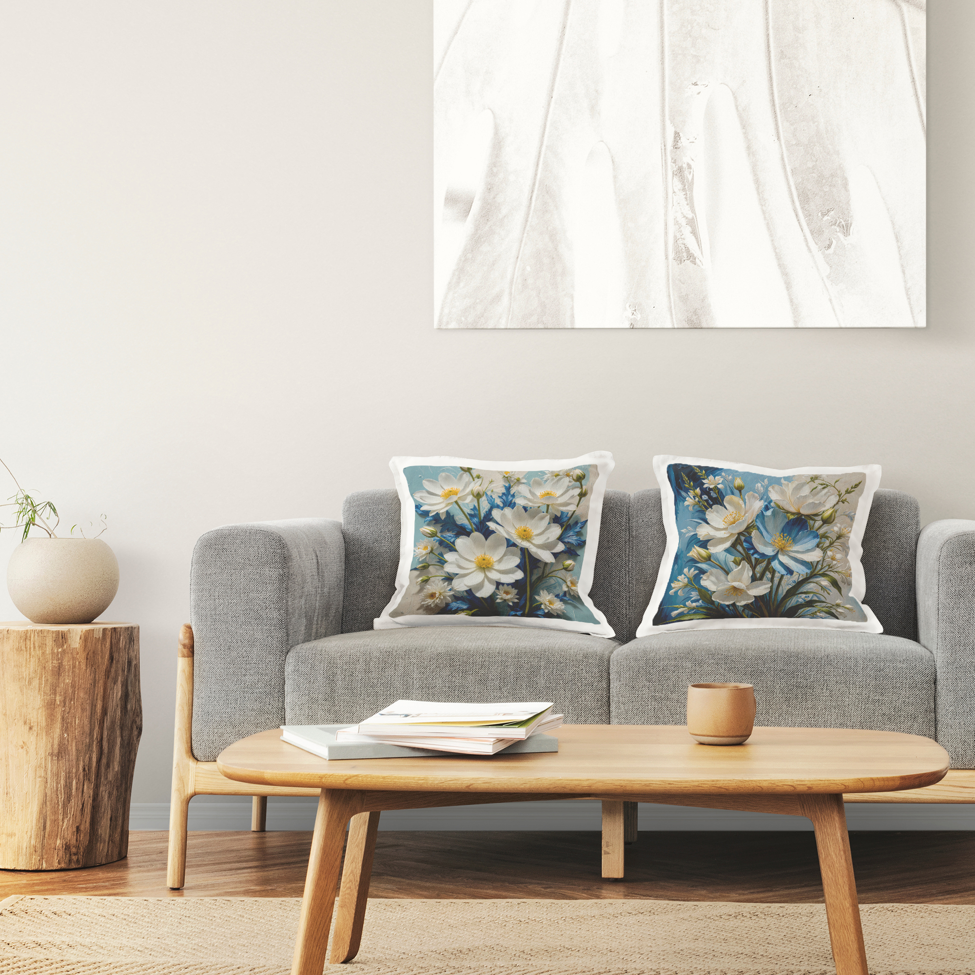 Stupell Industries Modeled Daisy Bundles Decorative Printed Throw Pillow Design by Yuri Khrushch.