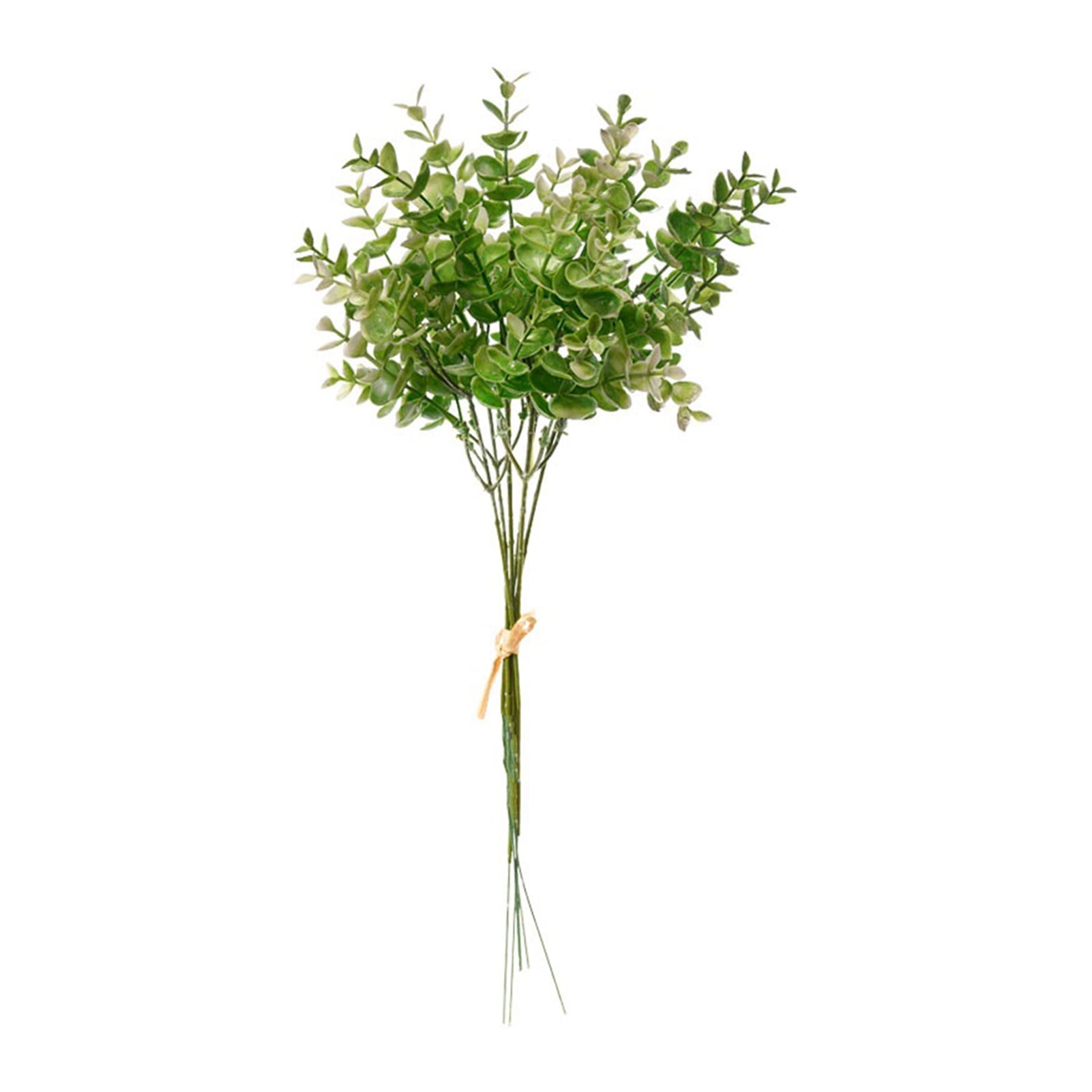 Long Faux Eucalyptus Leaves Sprays Artificial Silver Dollar Eucalyptus