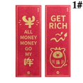 thumbnail image 2 of 2PCS 2021 New Year Couplets Mini Ox Year Door Stickers Spring Festival Scrolls, 2 of 10