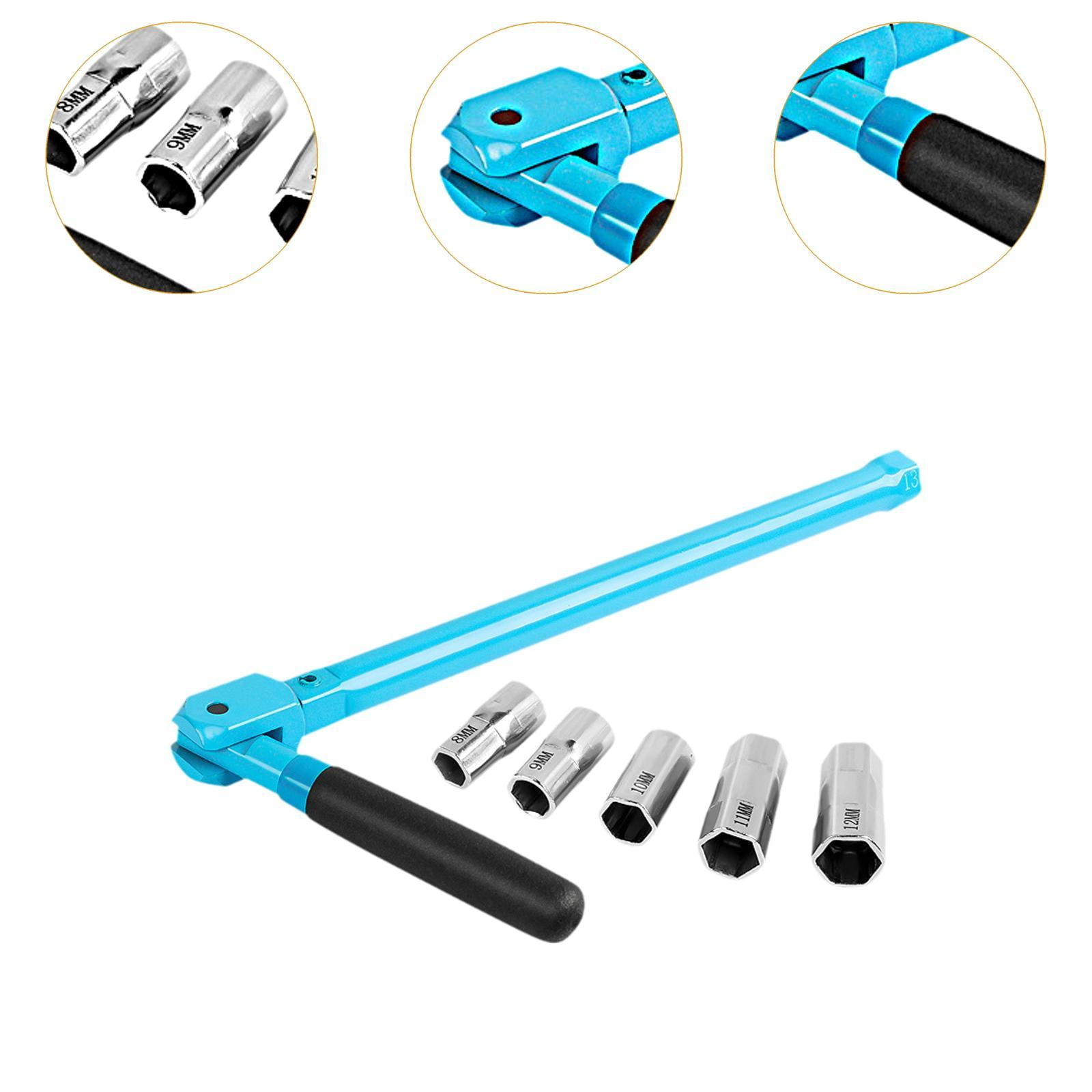 figatia 6 Pieces Wrench Socket Set Faucet Wrench Set,Bathroom Shower Faucet Practical,8-12mm Wrench Socket Hand Tools for Toilet Sink