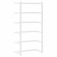 thumbnail image 3 of vidaXL Towel Rack White 24x12x48 cm Steel, 3 of 5