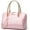 Pink, variant on Shiny Patent Women Faux Leather Handbags Crossbody Bag Top Handle Purse Satchel Bag Shoulder Bag