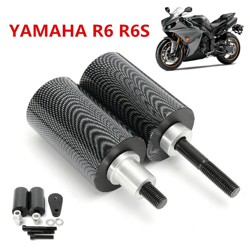 i5 Chrome No-Cut Frame Sliders for Yamaha YZF R6 2003-2005 /& R6S 2006-2009