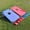 Blue, variant on Portable Foldable Cornhole Bean Bag Toss Game Set, Red & Blue Boards with 8 Bean Bags, for Backyard, Beach, Tailgating & Family Outdoor Activities